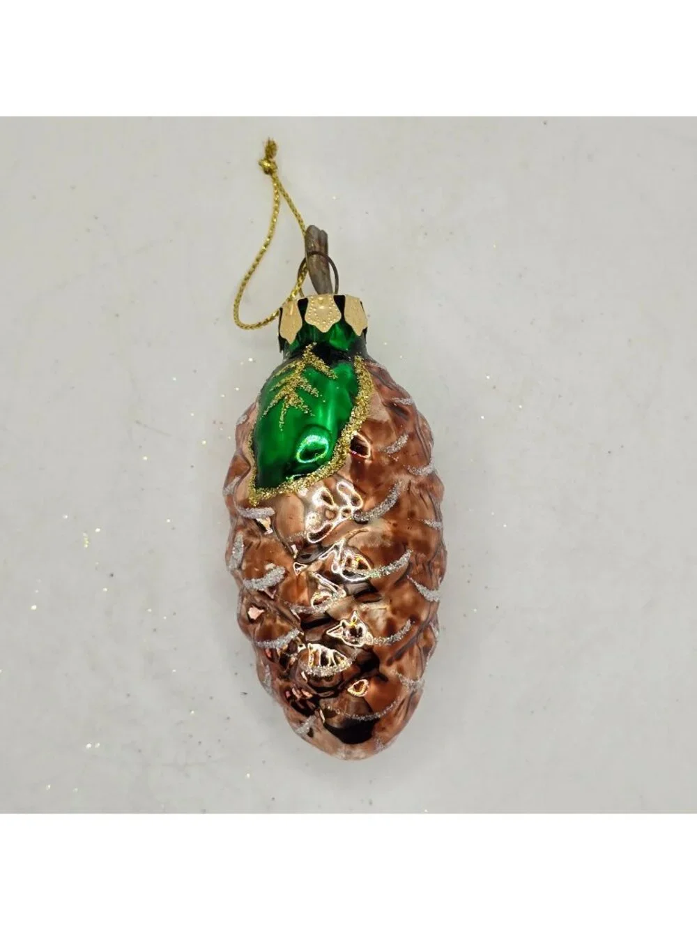 Christmas Ornament Glass Pinecone Thomas Pacconi Museum Series 2003 Holiday VTG